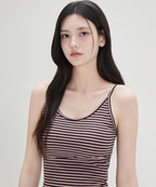 MIXXO MIXXO Striped Cap Tank Top C