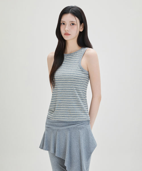 MIXXO MIXXO Striped Tank Top T-Shirt C