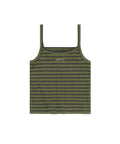 THISISNEVERTHAT THISISNEVERTHAT Sleeveless Striped W Top Green