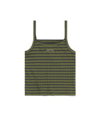 THISISNEVERTHAT THISISNEVERTHAT Sleeveless Striped W Top Green