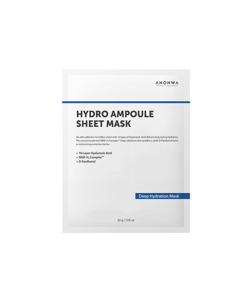 AHOHWA AHOHWA Hydro Ampoule Sheet Mask 1 set (5 sheets)