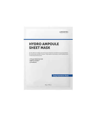 AHOHWA Hydro Ampoule Sheet Mask 1 set (5 sheets)