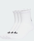 ADIDAS ADIDAS Quarter Length Striped Socks