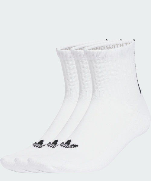 ADIDAS ADIDAS Quarter Length Striped Socks