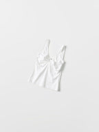 VERSO Twist Slit Sleeveless Top
