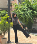 MIXXO MIXXO Shirring Layered Banding Pants (C)