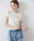 MIXXO MIXXO Cap Sleeve Short Sleeve Knit C
