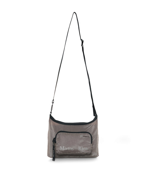 MATIN KIM MATIN KIM Packable Cross Pocket Bag in Grey