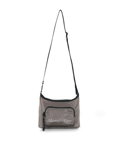MATIN KIM Packable Cross Pocket Bag in Grey