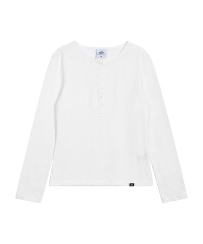 EMIS T-Shirt Henley Neck - Ivory