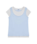 EMIS EMIS T-Shirt Layered Look - Pastel Blue