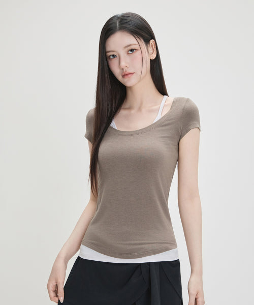 MIXXO MIXXO T-Shirt Halter Layered