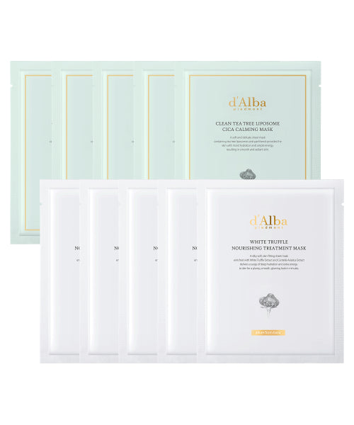 D'ALBA D'ALBA Clean Tea Tree Cica Calming Mask 10 sheets