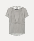 MIXXO MIXXO T-Shirt Mesh Layered Short Sleeve (C, S)