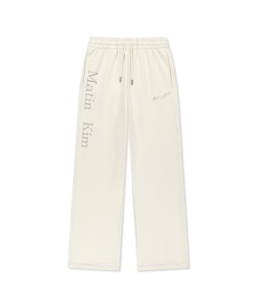 MATIN KIM MATIN KIM Essential Logo Sweatpants