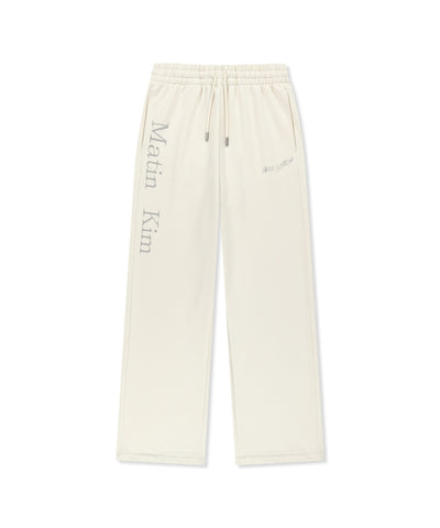 MATIN KIM Essential Logo Sweatpants