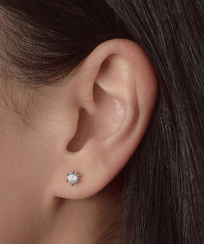 MUSINSA STANDARD WOMAN Women's Earrings 4mm Silver