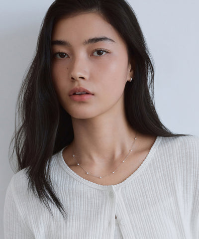 MUSINSA STANDARD WOMAN Pearl Station Necklace