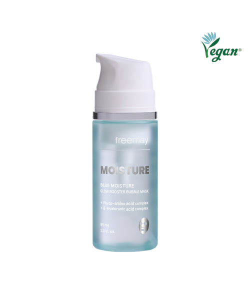 FREEMAY Blue Moisture Glow Booster Bubble Mask 95ml
