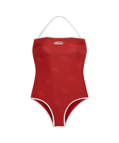 EMIS Detachable Strap Swimsuit - Red