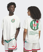 ADIDAS ADIDAS Basketball Crest Tee - White:Green
