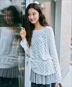 MIXXO MIXXO Pleated Layered Mini Dress S