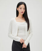 MIXXO MIXXO Cardigan V-neck See-through