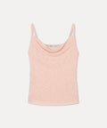 MIXXO MIXXO Cowl Neck See-Through Tank Top Knit - Size S