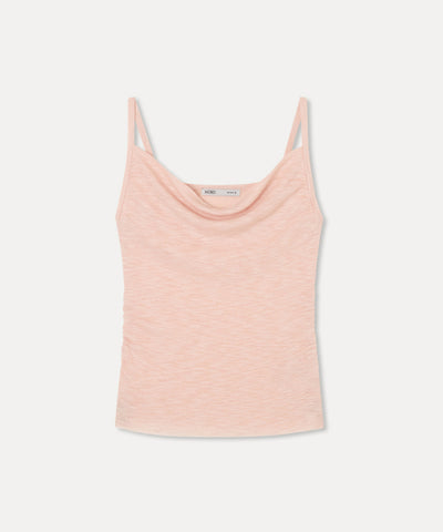 MIXXO Cowl Neck See-Through Tank Top Knit - Size S