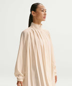 NIKE NIKE Sportswear Oversized Long Sleeve Pleated Mini Dress - Size