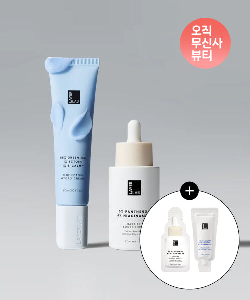 LAYERLAB [2 essential summer types] Panthenol Serum 50ml + Blue Ectoin Moisturizing Cream 60ml