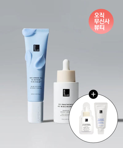 [2 essential summer types] Panthenol Serum 50ml + Blue Ectoin Moisturizing Cream 60ml