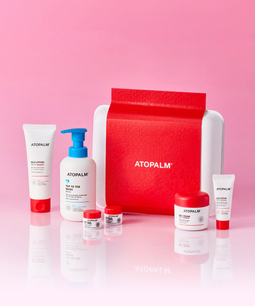 ATOPALM Special care set (MLE cream 65ML+Top-to-toe wash 300ML+MLE lotion 120ML+(Giveaway: MLE lotion 20ML+MLE cream 8MLX2))