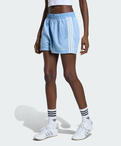 ADIDAS Summer Glow Denim Shorts - Light Denim