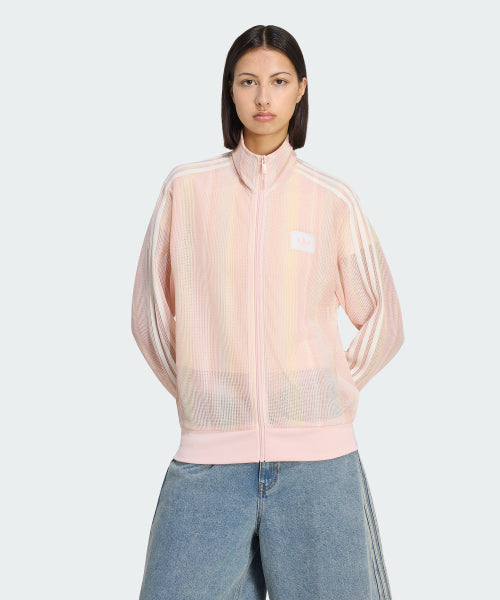 ADIDAS ADIDAS Summer Glow Knit Track Top - Sandy Pink