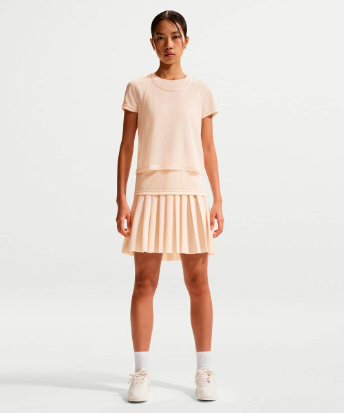 NIKE NIKE Skirt Mid-Rise Pleated - Chalk