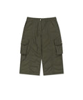 MATIN KIM MATIN KIM Crinkle Capri Pants Khaki