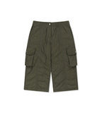 MATIN KIM MATIN KIM Crinkle Capri Pants Khaki