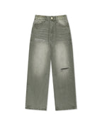 MATIN KIM MATIN KIM Denim Pants Khaki