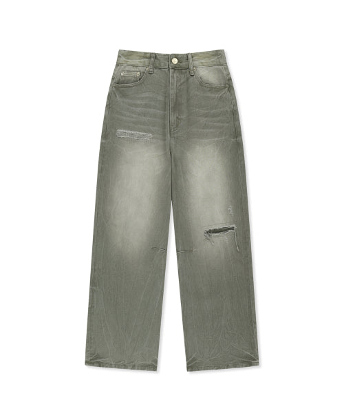 MATIN KIM MATIN KIM Denim Pants Khaki