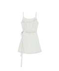 MATIN KIM MATIN KIM Sleeveless Wrap Dress Cream