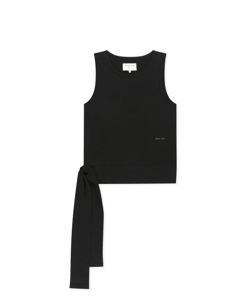 MATIN KIM MATIN KIM HEM TIE DETAIL SLEEVELESS TOP