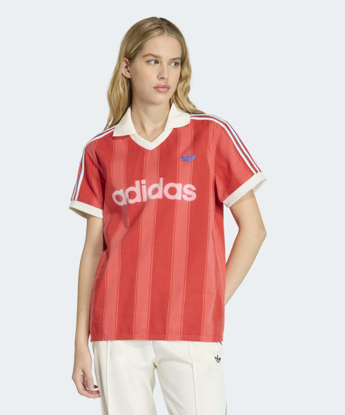 ADIDAS ADIDAS Twill Football Jersey - Semi-Lucid Red