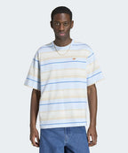ADIDAS ADIDAS Striped Crewneck Tee - Crystal Sky