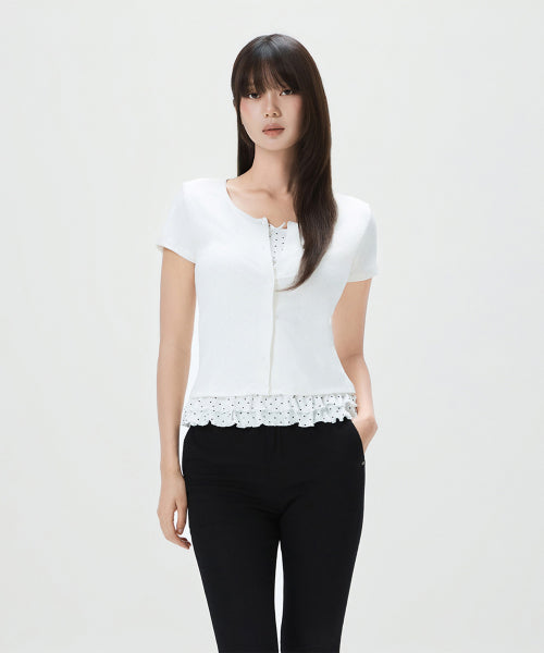 MIXXO MIXXO T-Shirt Cardigan Set C