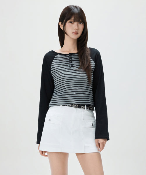 MIXXO MIXXO T-Shirt Striped Nagrang