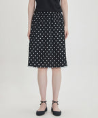 MIXXO MIXXO Midi Skirt with Dot Pattern