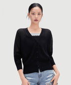 MIXXO MIXXO Cardigan V-neck See-through
