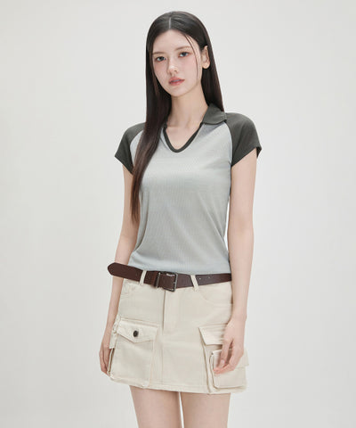MIXXO T-Shirt Collar Neck Color Combination C
