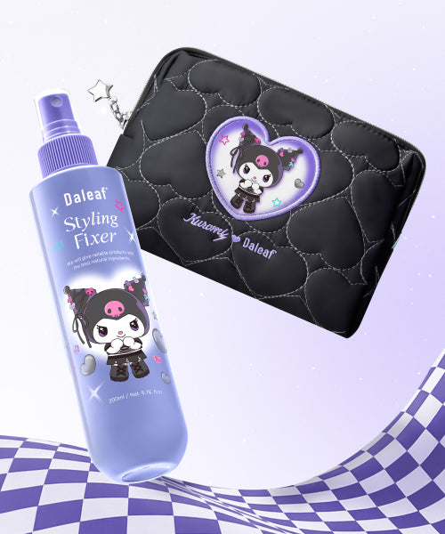 DALEAF [Kuromi Edition] Dalif Glam Styling Fixer 200ml limited edition (+GWP Kuromi pouch provided)